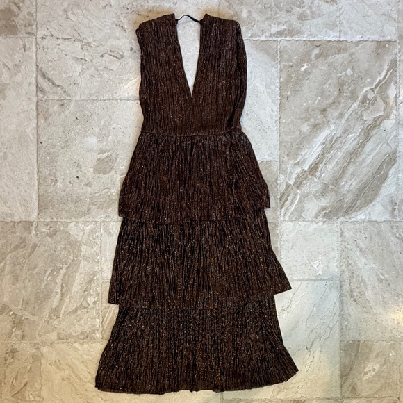 Sabina Musayev Bronze Skylar Gown (Size M) - Picture 8 of 12